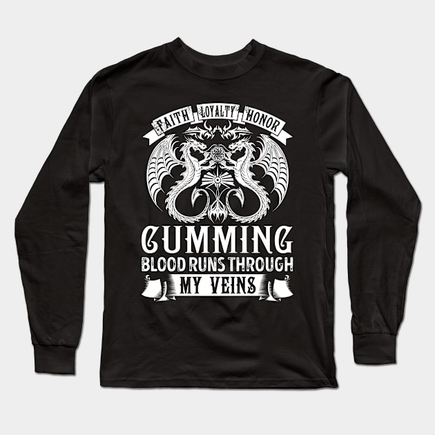 CUMMING Long Sleeve T-Shirt by T-shirt with flowers